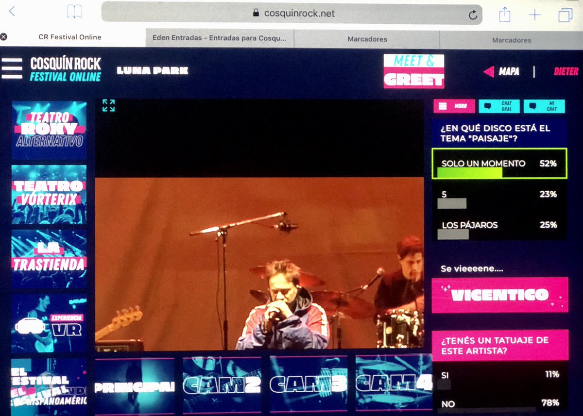 DieterRocha's tweet photo. DISFRUTANDO DEL PRIMER DÍA DEL @Cosquin_Rock @fmhit99. https://t.co/YDmSDR2Hvt