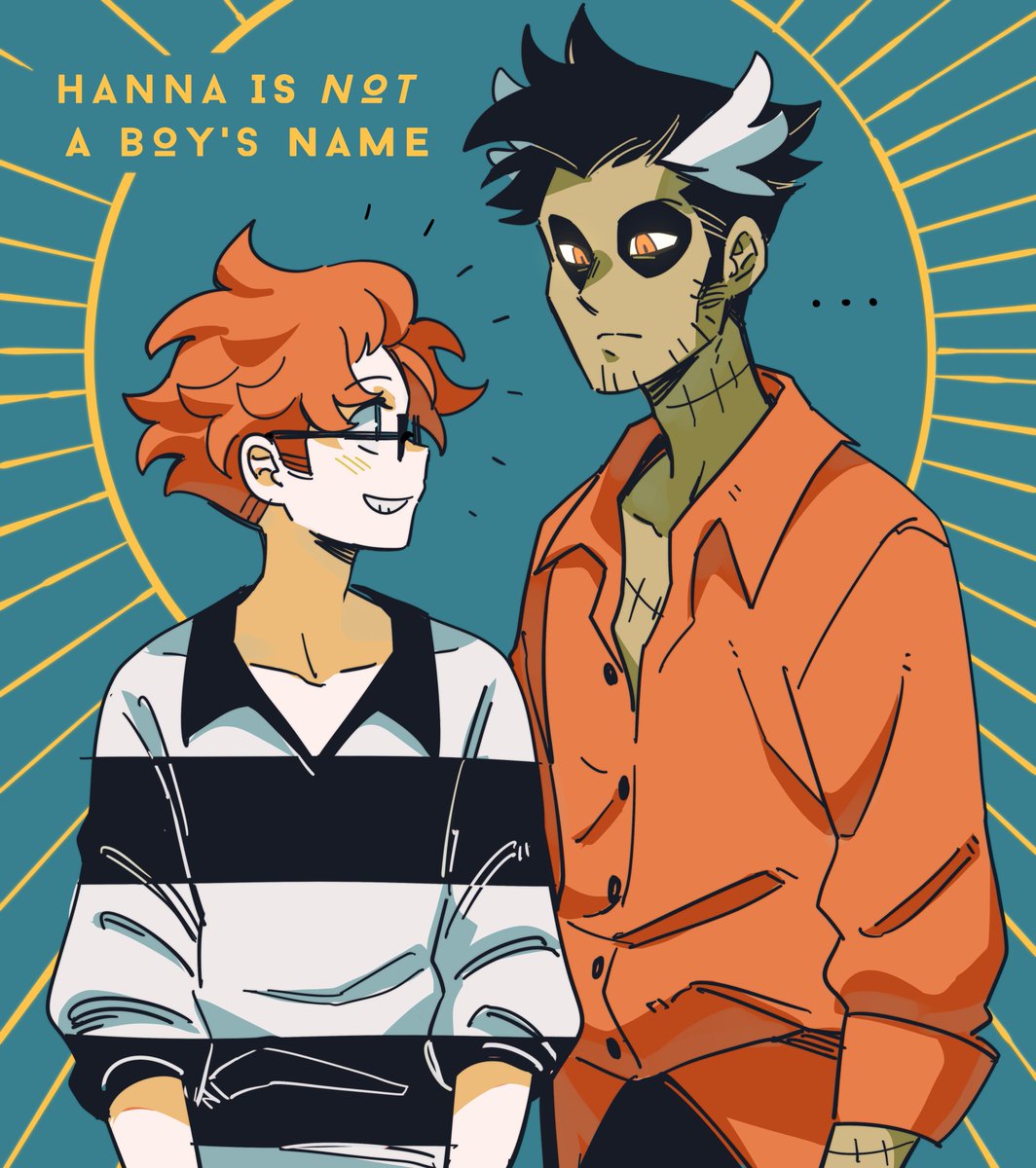 felt nostalgic, drew hanna is not a boy's name fanart in 2020 #hinabn #hannaisnotaboysname