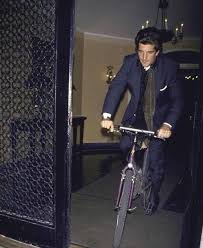 Jackie O continued taking the kids riding after JFK's death. JFK Jr frequently rode bikes in NYC before his untimely death.