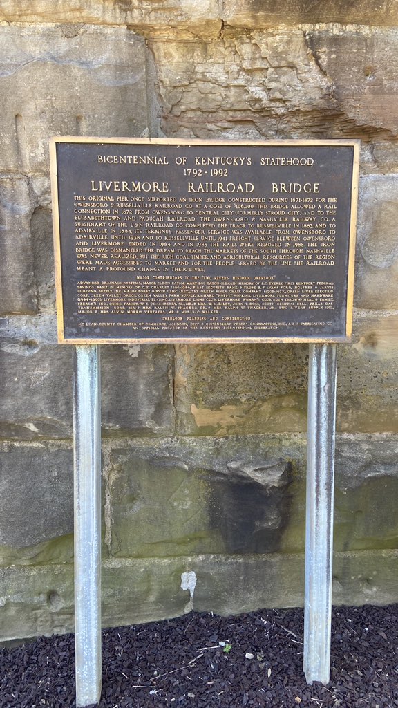 What’s left of the Livermore Railroad Bridge...