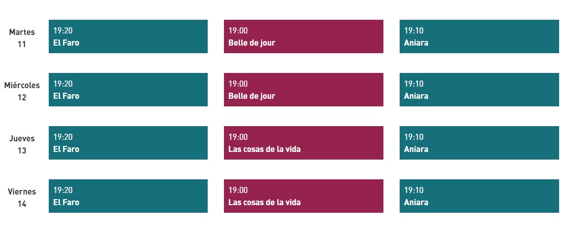 ¿Querían entradas? ¡Saquen las entradas!
Quedó habilitada la venta online 🙂
cinemateca.org.uy