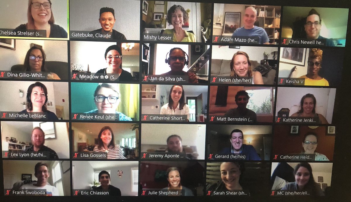 AGLANglr's tweet photo. In spite of Coronavirus restrictions, Upstander Project pulled off another powerful #UpstanderAcademy REMOTELY. Coronavirus can’t get in the way of educating educators about genocide.
#WeAreOnIndigenousLand #EducateEducators
#GenocideStudies
#DownLand
#Gratitude https://t.co/qz7SfdwGWb