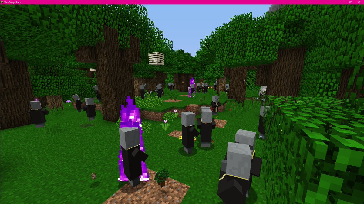Devilish_QT's tweet photo. Sweet geezus I'm glad I was in creative mode when I flew in to this. WTF? 🤣🤪😬 #MinecraftShenanigans #MinecraftAddicted #MinecraftServer #MinecraftJava https://t.co/CoVQzAKuIh
