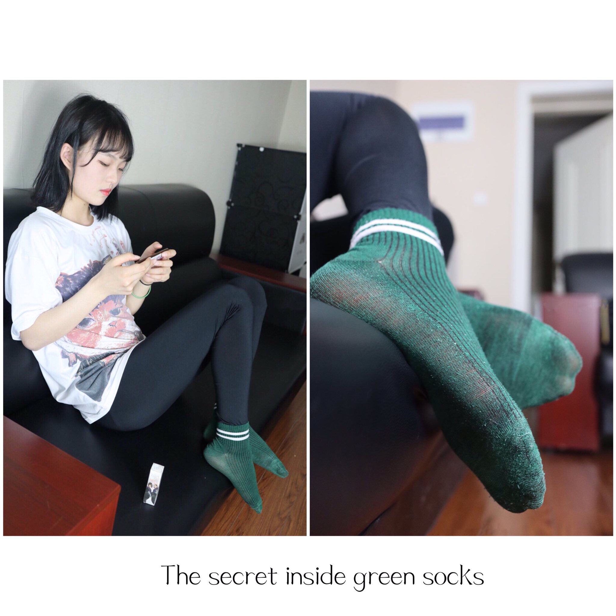 Girl in socks deals