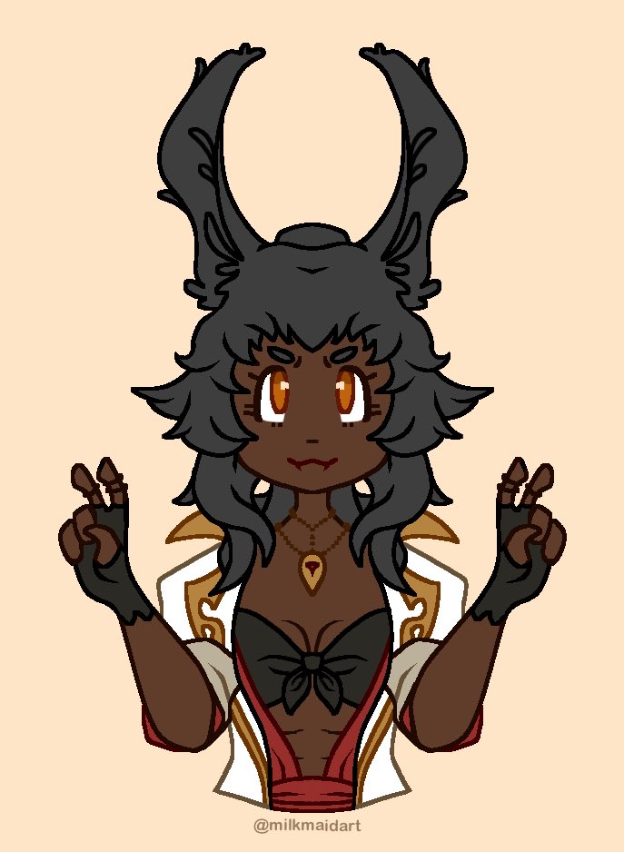 centaurware's tweet image. 💘 some ffxiv cuties for @JangleArt! sadu and vensylle 💘 #viera #aura