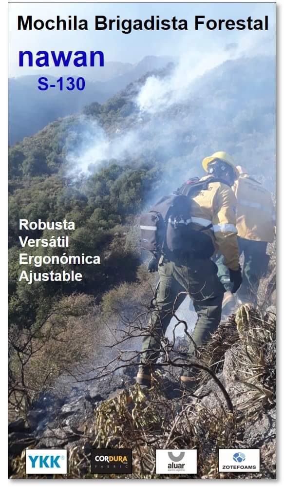 Mochila Brigadista Forestal
Nawan S-130
✔ Robusta
✔ Versátil
✔ Ergonómica
✔ Ajustable
 Villa Carlos Paz, Córdoba, Argentina.
Consultas: ☎ 3541526536
#IIFF
#IIUF
#IUF
#wildfire
#bomberos
#brigadistaforestal
#incendiosforestales
#brushfire  
#nawan_equipos
#wildlandfire