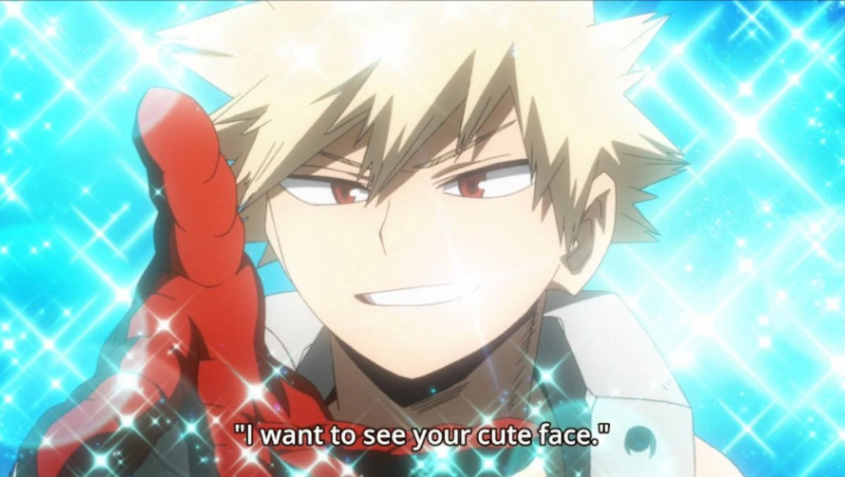 WhiskeyGinger3's tweet photo. Reminder that this was not a glamour.

Katsuki did that with his own face.

He is 100% capable of looking like this.

He just chooses to be a gremlin. https://t.co/3g5vXCsLgi