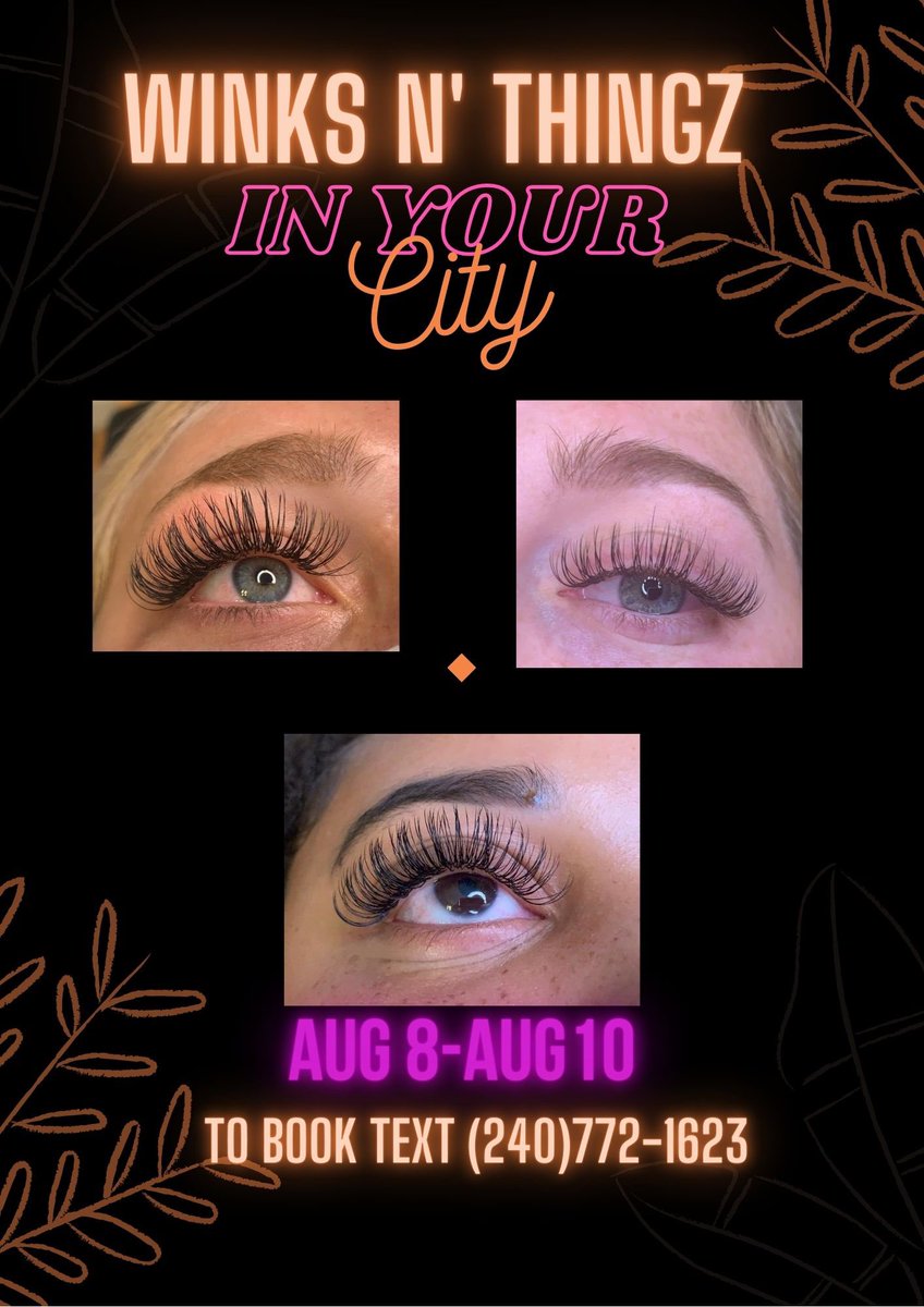 DC , Maryland, Virginia LASH BABES Need a lash fill ? A full set ? OR Just wanna spice up your everyday look ? Book your appointment with me TODAY 🔥💕🤞🏽
 #dclashtech #individuallashes #marylandlashes #travalinglashtech #lashbabes💋 #icometoyou‼️ #SupportBlackBusinesses