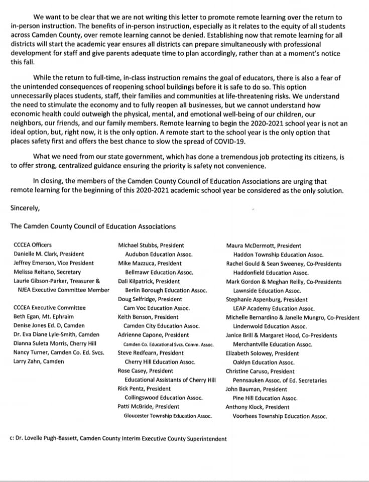 Collingswood Education Association tweet media