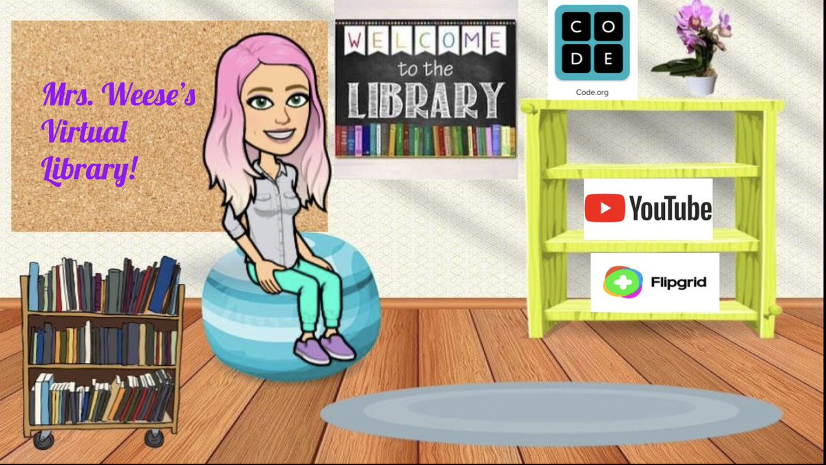 weese_kim's tweet photo. Just for fun & possible future use, I had to start playing around with the #BitmojiClassroom!! This is my first one & I know Iβm going to be trying out some more designs for sure! π #WigsInTheLibrary https://t.co/Nv5spVtcRq