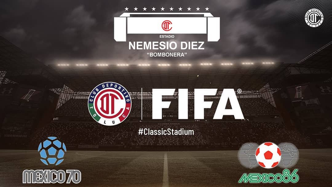 La @FIFAcom clasificó al Estadio Nemesio Diez como un escenario clásico a nivel mundial.

#66Aniversario
#ClassicStadium | #EstadioMundialista