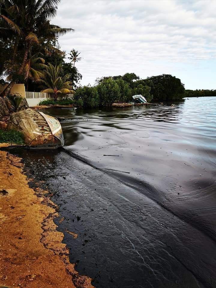 ⚠️PLEASE SHARE AS WE MUST GET MORE HELP FOR MAURITIUS!⚠️ This oil spill is happening now in Mauritius as their coastline is covered in thick black oil, killing all wildlife & marine life in its path, but they're ill-equipped for the cleanup SO please retweet/let's get them help!