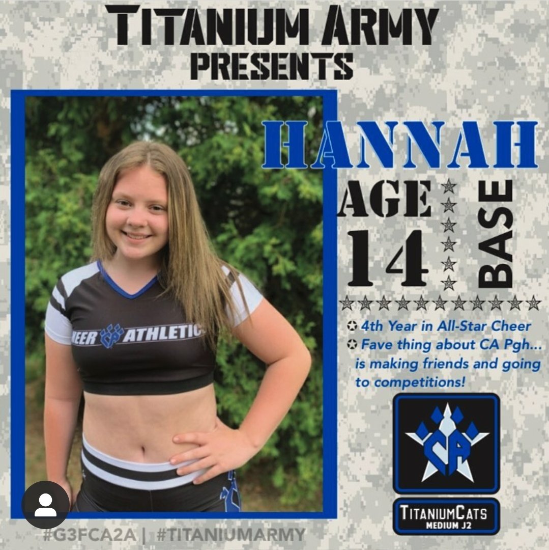 CA_TitaniumCats's tweet photo. #titaniumarmy⭐ #titaniumcats💙🖤 #meettitanium🐾
@CheerAthletics https://t.co/lTo5MEAB1N