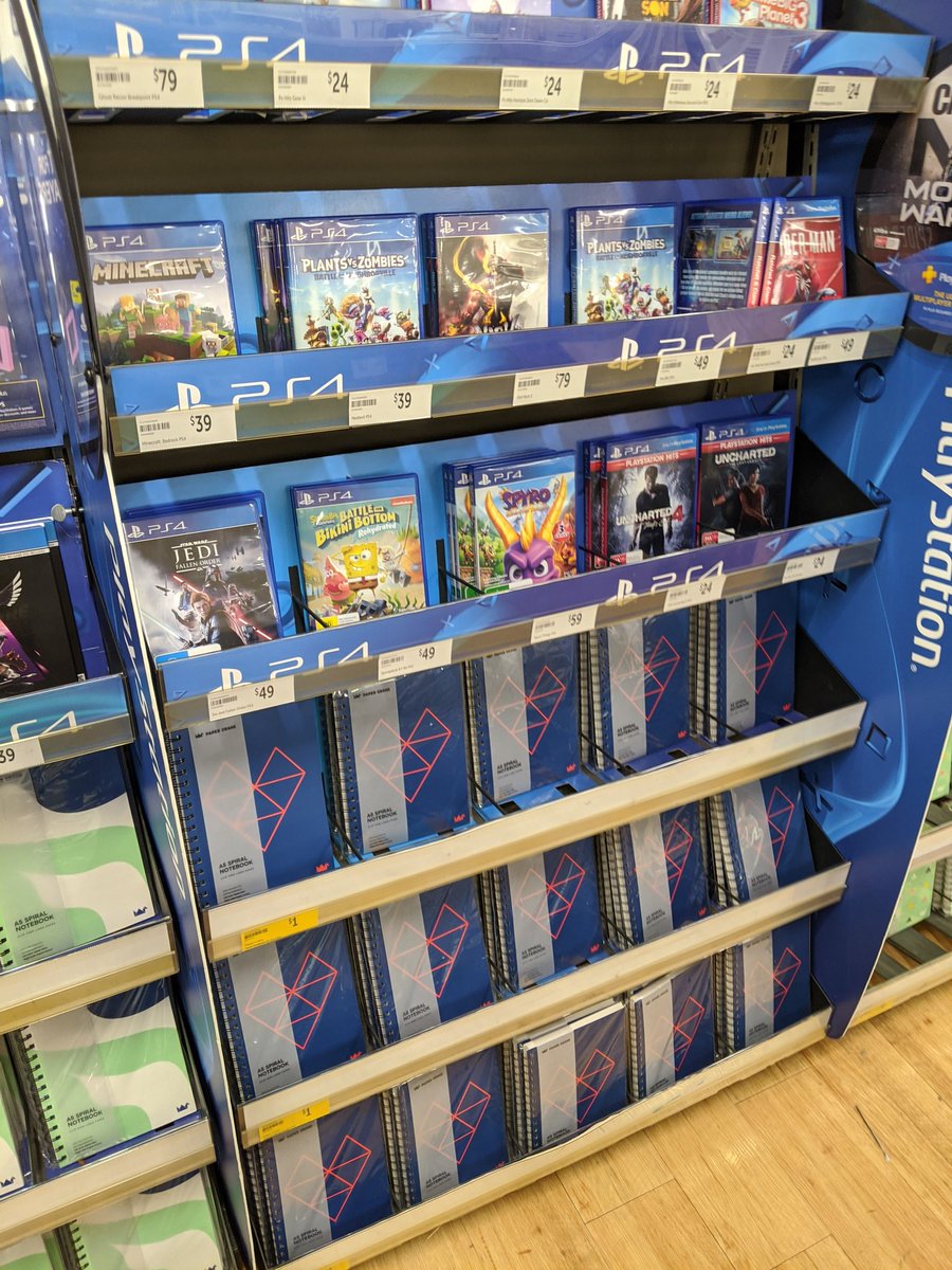 Infernal Monkey On Twitter If You Need Further Proof Target Australia Has Bailed On Gaming They Re Filling The Ps4 And Xbox Sections With Fittingly Coloured Notebooks Lmao Https T Co Tcyh7yrlx7 Magazinerackshop boasts a complete selection of the poster frame acts as bait, grabbing the attention of your target audience. twitter