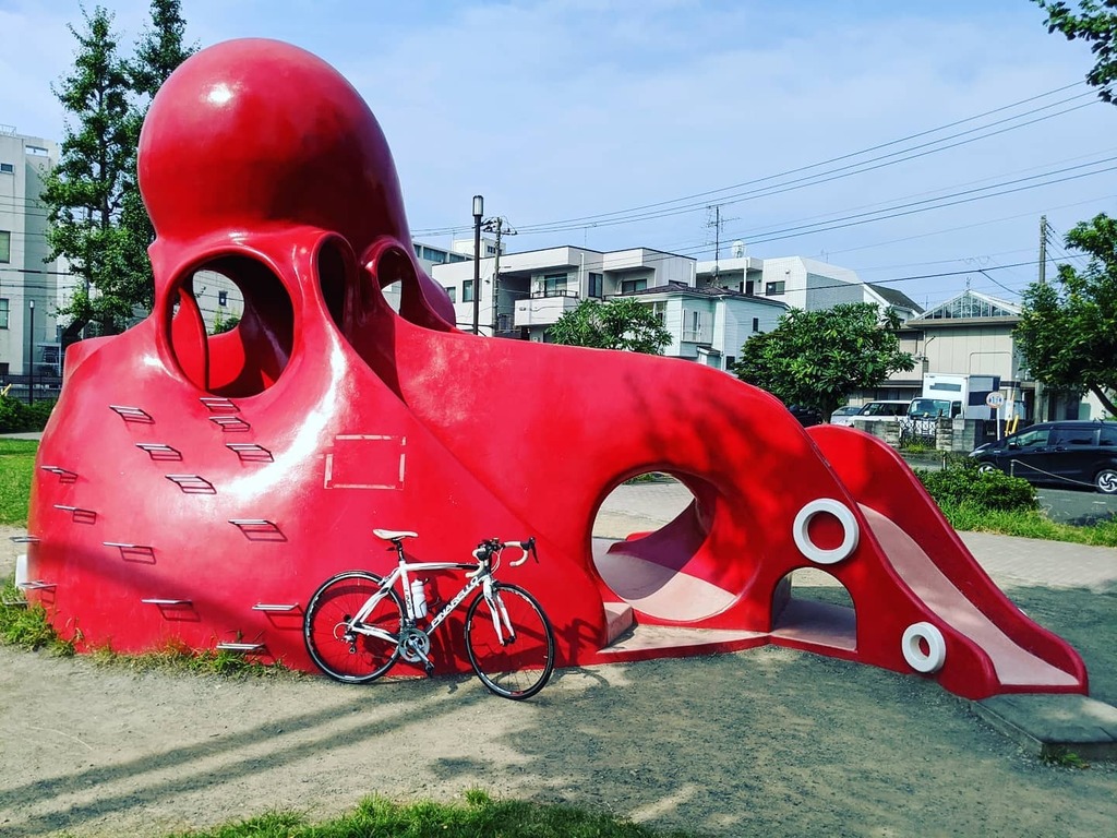 ma5a0s's tweet photo. 御幸公園のタコ
#朝練 #朝練ライド #朝練部 #朝練は裏切らない
#2tw https://t.co/OP4KKOXIQT