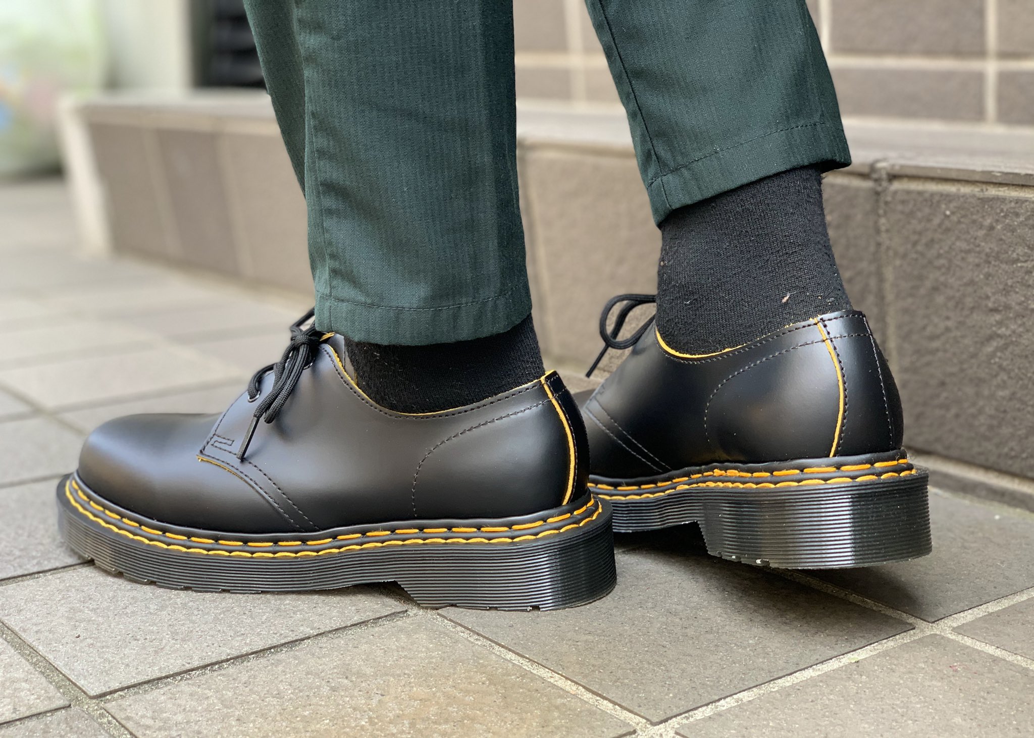 Dr.Martens 1461DS (26101032) 3ホールダブルステッチ