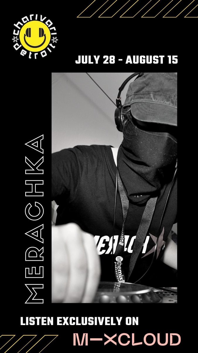 Now Playing: DJ Merachka

Charivari Detroit Virtual Music Festival
Cut and paste the link below to see the stream:
m.mixcloud.com/live/charivari…