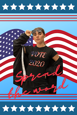 BlazingKeto's tweet photo. Show your patriotic pride and get out the word to VOTE 2020! Great for men or women of all ages.

https://t.co/rJtn2myMwr

#election #vote #2020 #vote2020 #presidentialelection #president #Trump #Biden #republican #democrat #politics https://t.co/JD2JdWbv05