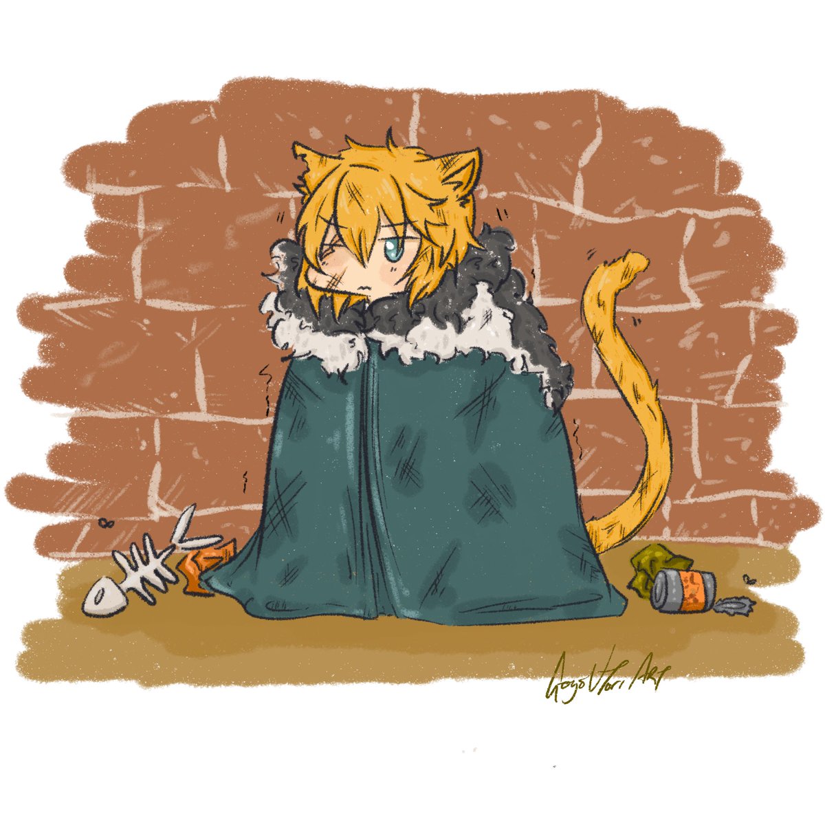 gogoutoriart's tweet photo. Who will adopt this skinky boy?
😅a super quick stray/feral #catmitri doodle for #catmitriweek ~
I’d like to draw more of him ;w; https://t.co/Ckv0Oc7Muq