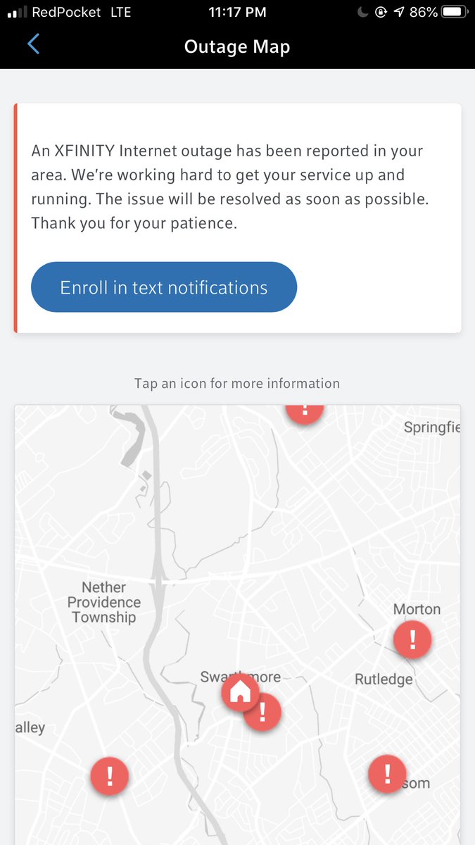 YungangXu's tweet image. The @Xfinity Internet outage started early morning for a whole day. There's no plan of recovery yet. Never experienced such a long outu before. Practicing #CleanNetwork in advance😂