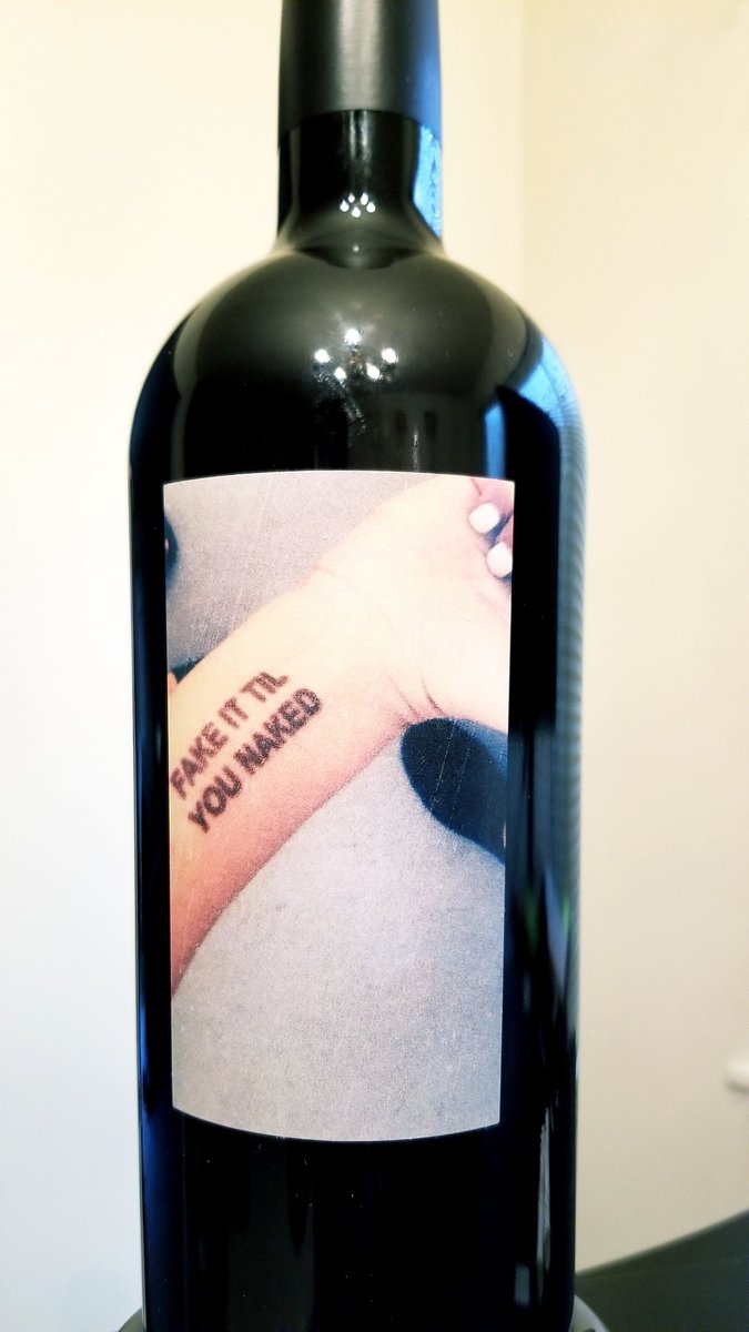 Celebrating a special occasion with a special wine. Thanks, <a href="/spindoctormario/">PR Boss Mario ➡️😷</a>! #18thWeddingAnniversary