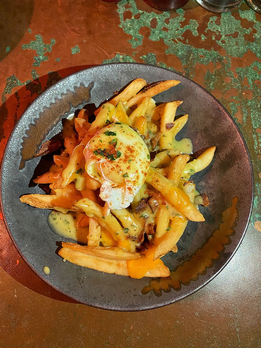 Our breakfast poutine is the crowd favorite so far. Come on by tomorrow for brunch and see if you feel the same!
.
#Brunch #outside Sat + Sun from noon to 3:30pm in our #cocktail + #beergarden