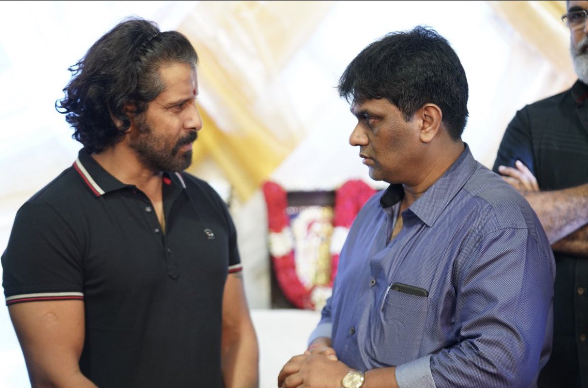 AjayGnanamuthu's tweet photo. Wishing my dear producer @Lalit_SevenScr sir a very very happy birthday!! 😊❤️ Wish n pray the year ahead brings you loads of happiness and success  🤗🤗🎂🎂 #Cobra https://t.co/M6DXdphXP5