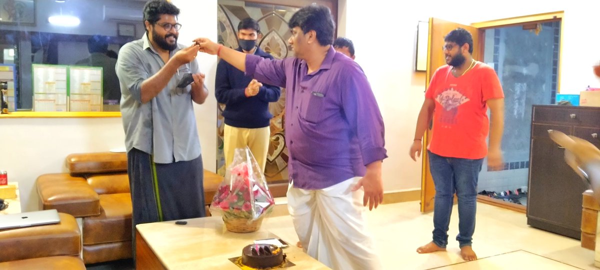 AjayGnanamuthu's tweet photo. Wishing my dear producer @Lalit_SevenScr sir a very very happy birthday!! 😊❤️ Wish n pray the year ahead brings you loads of happiness and success  🤗🤗🎂🎂 #Cobra https://t.co/M6DXdphXP5
