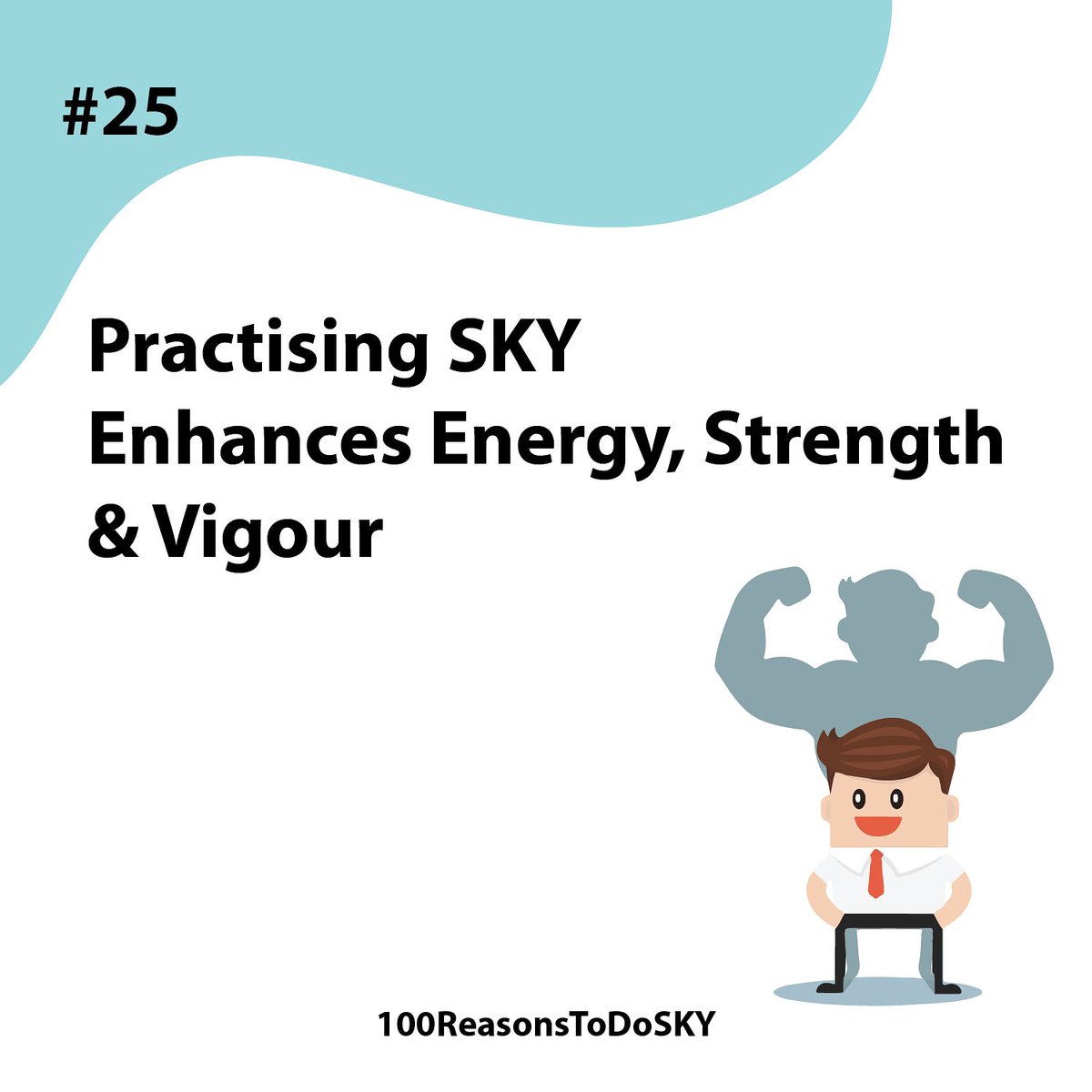 100ReasonstodoS's tweet photo. 25. Practising SKY Enhances Energy, Strength & Vigour...!!
#reason25 #energy #postoperativehealing #relax #sudarshankriyayoga
#sky #breathingtechnique #100reasons #100reasonstodosky #facts #breath #research
@artofliving @SriSri https://t.co/09JkVOpZiG