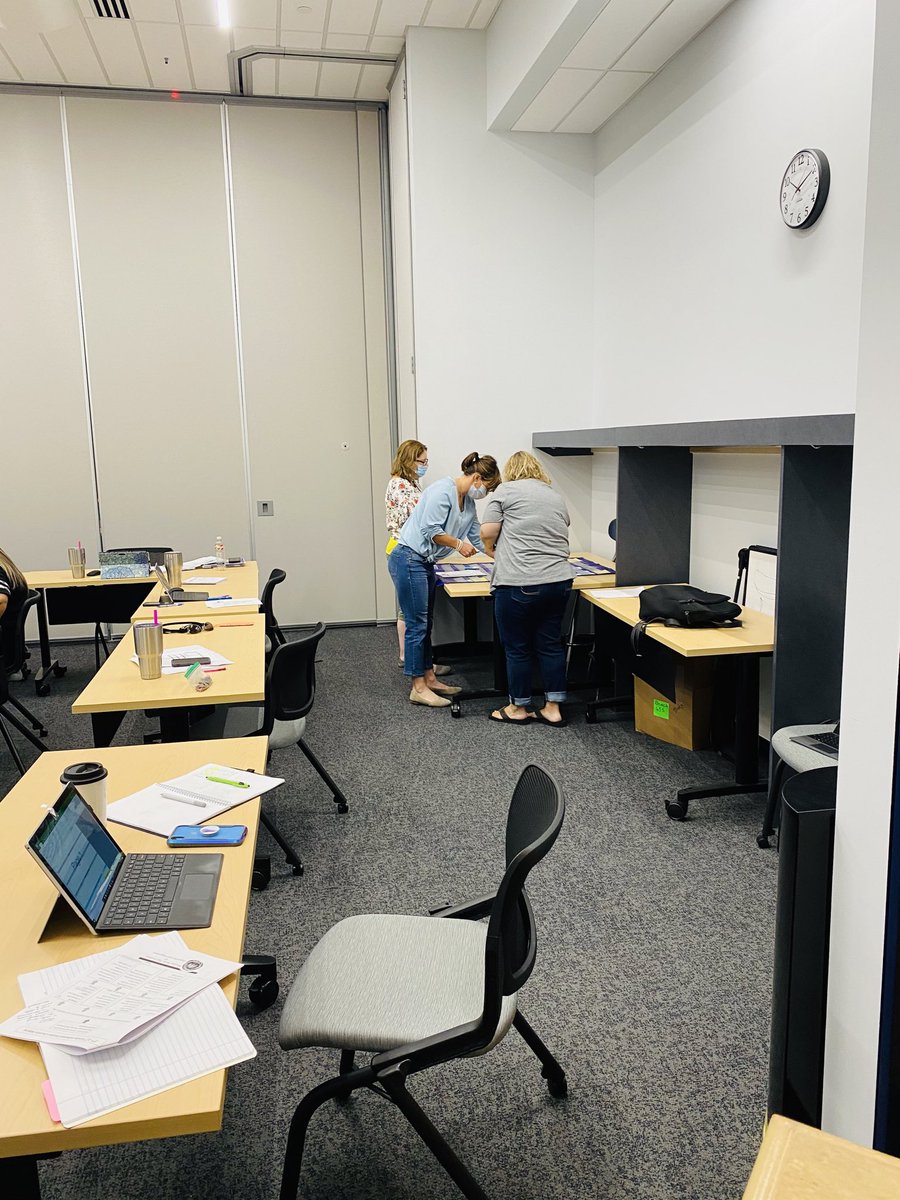 mrmillersclass3's tweet photo. @USD443⁩ Instructional coaches getting a #professionaldevelopment refresher on ⁦@FastBridgeLearn⁩ grouping and sorting student data. #mtssprocess #interventions #511sunnyside https://t.co/DOlFXtI788