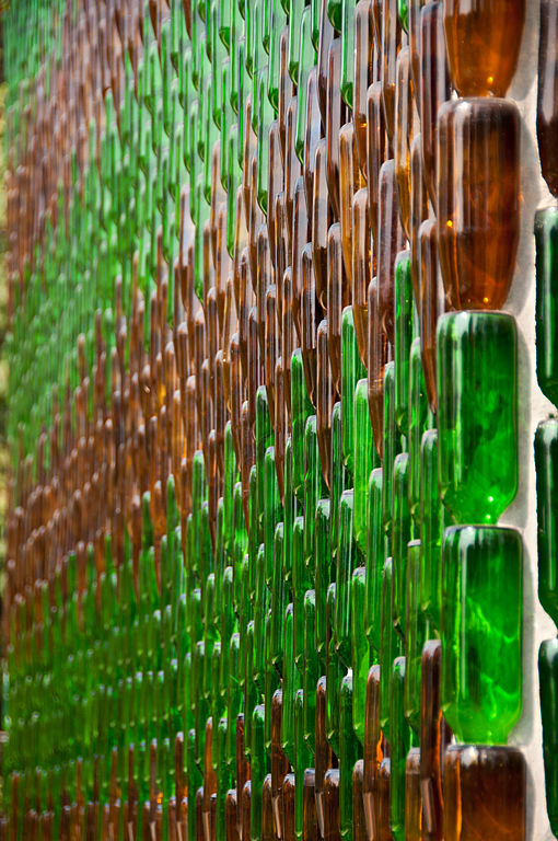 qikipedia's tweet photo. Monks in the Khun Han district of Thailand were frustrated with littering in their district, so they built a temple entirely made from discarded beer bottles.
(Images: Mark Fischer) https://t.co/lJT81ShpjV
