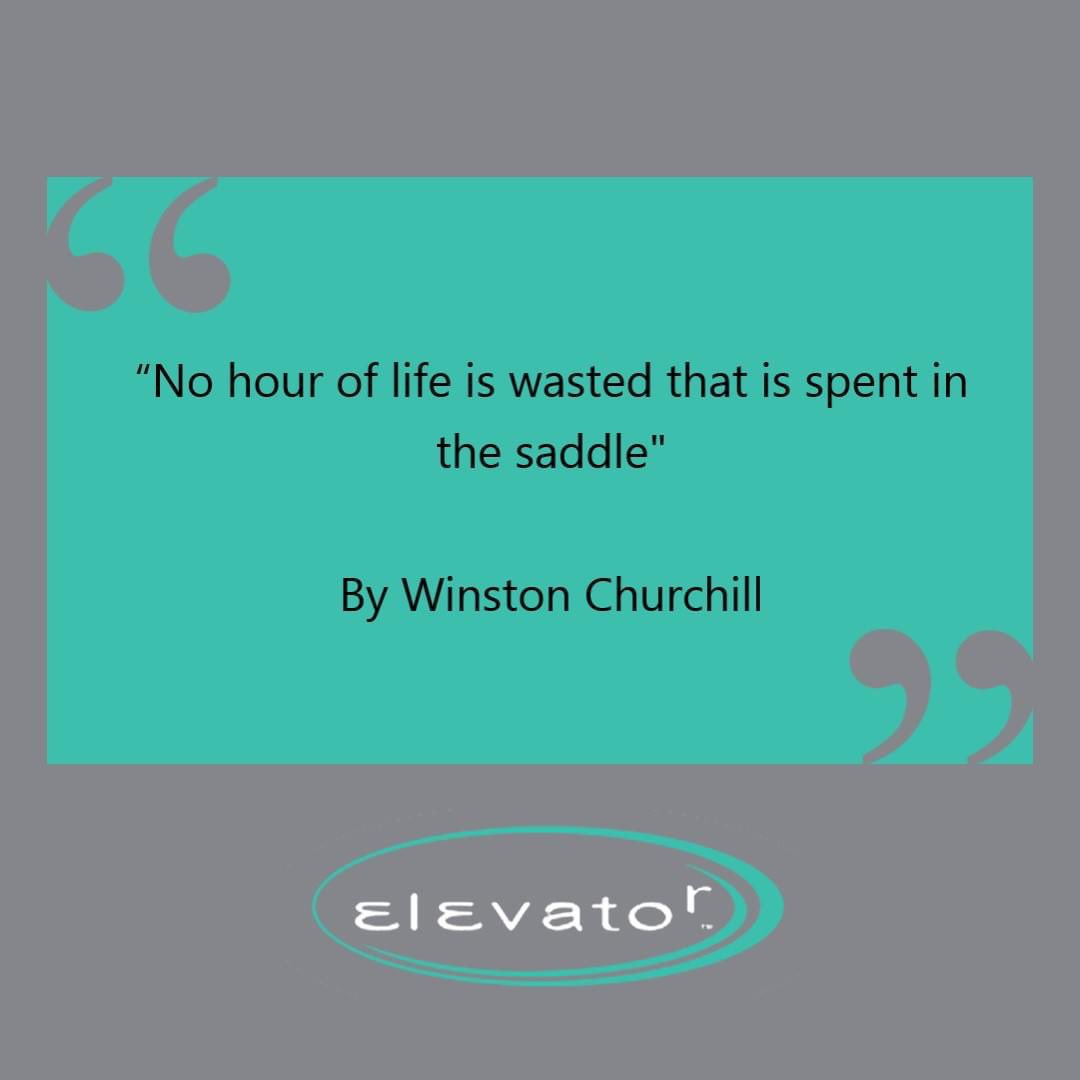 We adore this quote from Winston Churchill... One day it will be the last time that you place your foot in the stirrup, so appreciate every moment you have in the saddle! #equestrian #equinehour