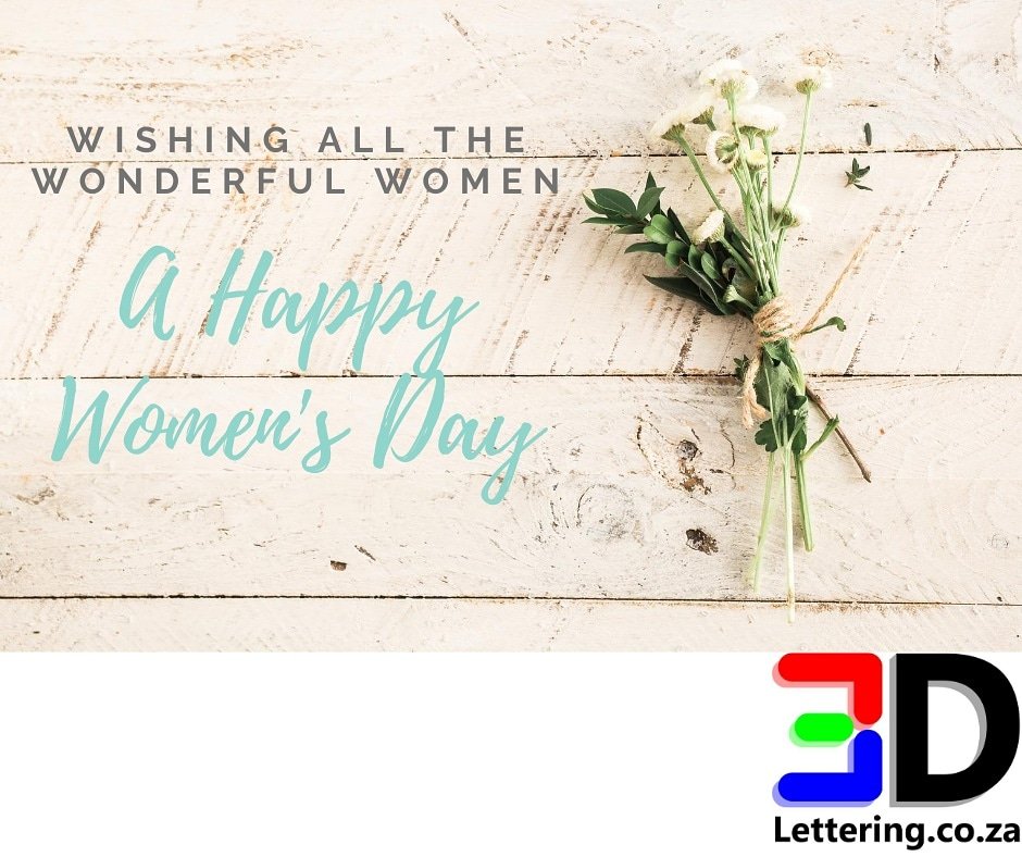 Happy Women's Day to all the women out there.Thank you for being phenomenal!!

Wishing you all an amazing day!