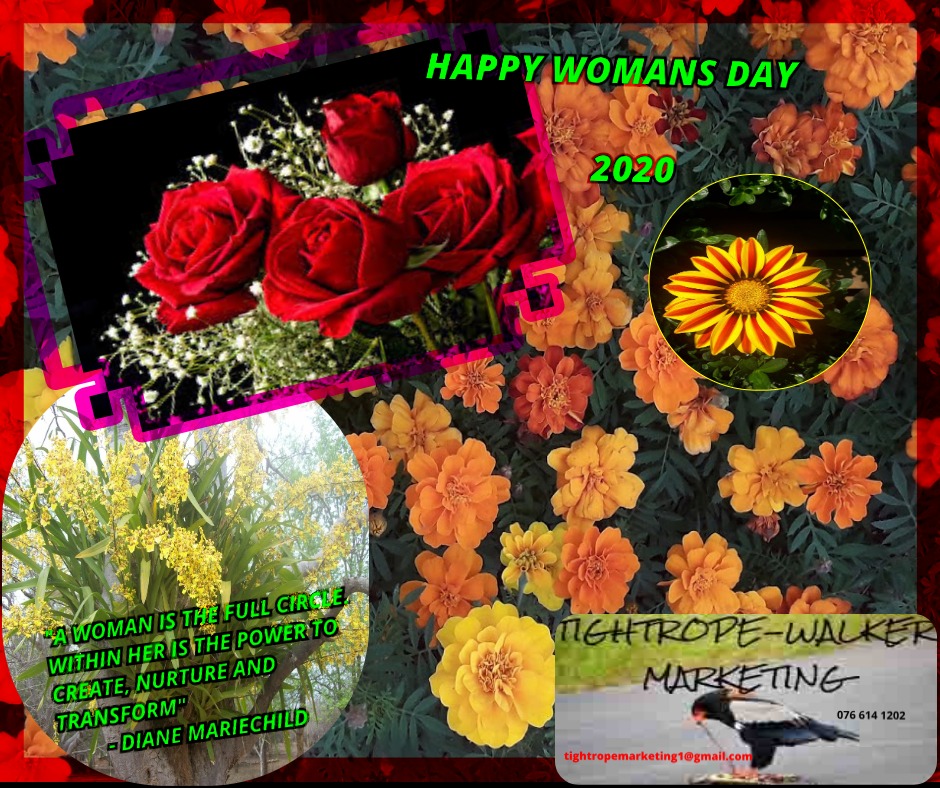 From all of us at Tightrope-walker Marketing and JSL Transfer and Tours, enjoy the day. 
Woman are the pillars of the world , keeping everything in order and making sure her family are safe, taken care off and happy, no matter what it cost.
#love #woman