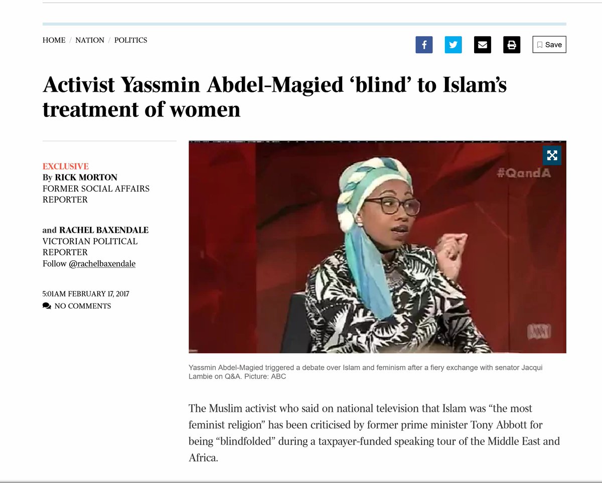 Of course, it's inevitable that many of the journalists who feature heavily in last week's calls to reduce abuse also feature heavily in another database I created: the media articles that brought a tsunami of threats, abuse and attacks raining down on  @yassmin_a.