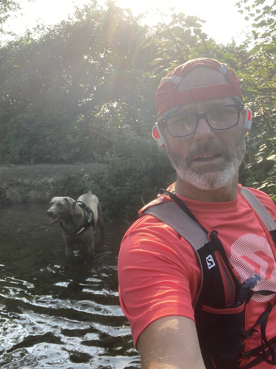 pageandy's tweet photo. Nice early run down the river with a bit of splashing around to keep cool! Out and back for 8M! Lovely jubbly! Bit of Stand up Paddle boarding this afternoon to finish off the weekend ! https://t.co/hxwj6P6fQr