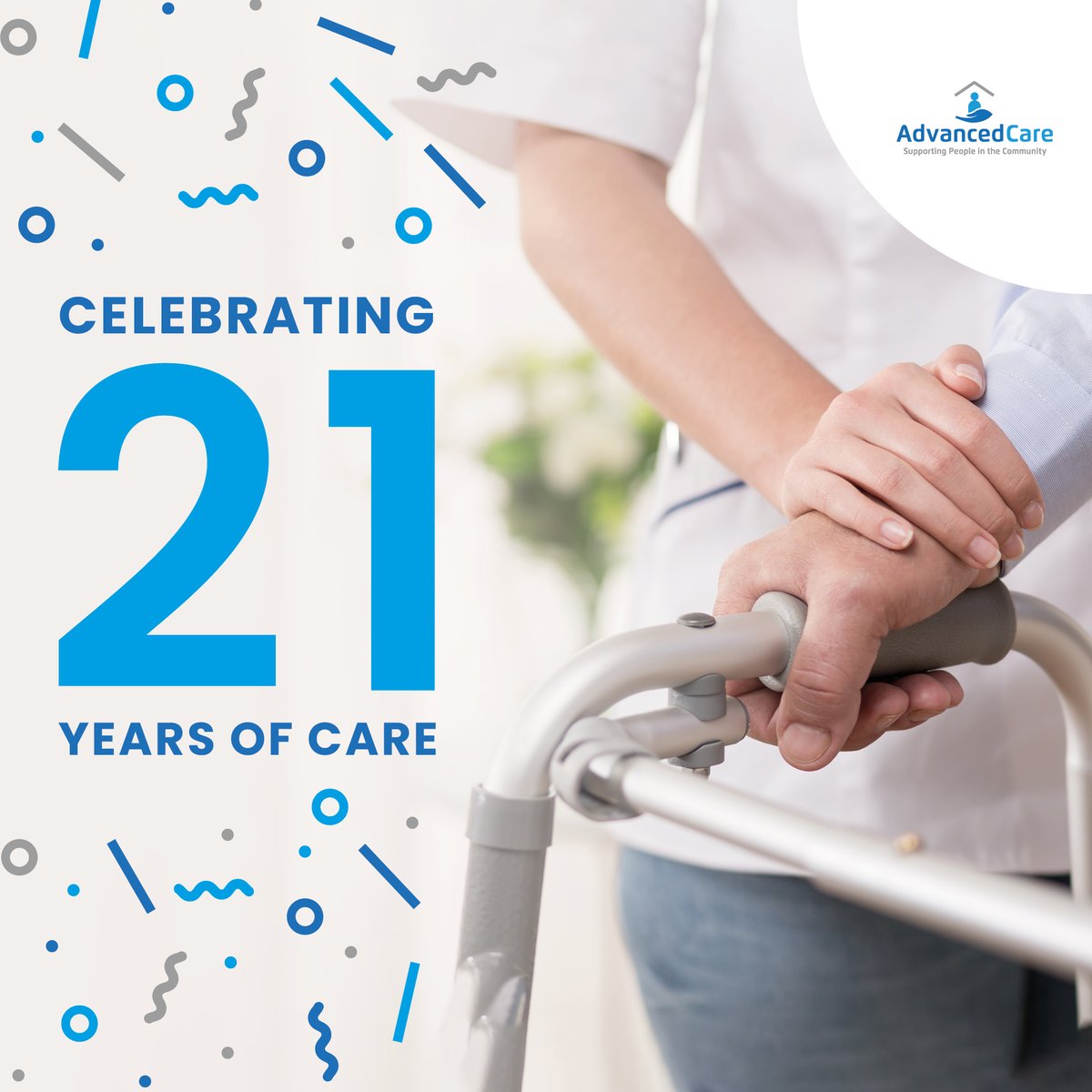 AdvancedCare_'s tweet photo. Advanced Care is proud to be celebrating 21 years of Care. Thank you to all our services users, their families and all our friends, old and new. Here’s to the next 21 years of caring for the citizens of Coventry.

We listen, we support, we care, and we can help! https://t.co/sO4CB5oHZ3