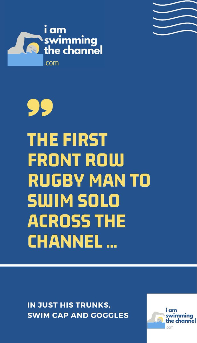 iswimthechannel's tweet photo. Wishing my first ever rugby club @ExeterChiefs good luck next weekend against @LeicesterTigers ... best of luck to the #frontrow boys ... while your playing I’ll be preparing for solo swimming the channel ... first prop ever to attempt this! 

Any support back appreciated 👍🏼 https://t.co/hH1S0fCKE6