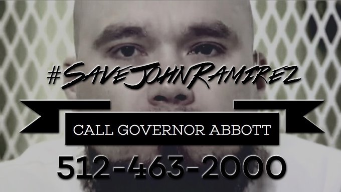 KarineOmry's tweet photo. ONLY ONE MONTH to take action! Please don't wait until the last minute! #JohnRamirez is scheduled to be executed by the state of Texas on September 9. Call @GovAbbott tell him there is no Justice in the death penalty! #NotInMyNameTexas
#EndTheDeathPenalty
@DPFocus https://t.co/SDCFtwQgVq