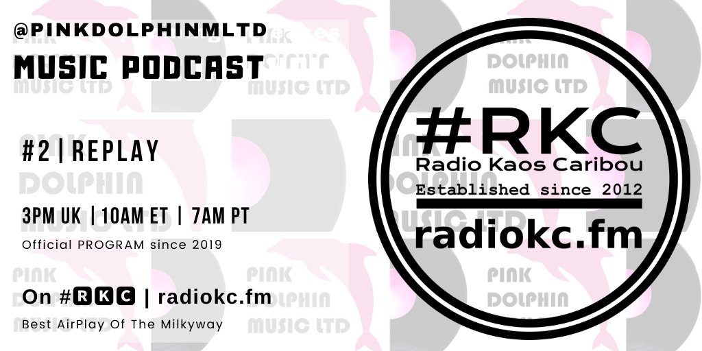 #๐ฅ๐๐ (@radiokc) on Twitter photo TODAY
๐3PM UKโช10AM ETโช7AM PT
<a href="/PinkDolphinMLtd/">Pink Dolphin Music</a> #Music #PODCAST
EPISODE #2 | #REPLAY
๐ fb.com/RadioKC/posts/โฆ
๐ป #RKC featuring & closing w/
<a href="/bleakscape70/">M W Daniels</a> | <a href="/cybermondaymus/">Cyber Monday</a> x Vaporwave | @sickrobot1980 | <a href="/FeralFive/">Feral Five</a> | <a href="/PsychokineticDJ/">Psychokinetic</a> x <a href="/UpukR/">UPUK Records</a> TODAY
๐3PM UKโช10AM ETโช7AM PT
<a href="/PinkDolphinMLtd/">Pink Dolphin Music</a> #Music #PODCAST
EPISODE #2 | #REPLAY
๐ fb.com/RadioKC/posts/โฆ
๐ป #RKC featuring & closing w/
<a href="/bleakscape70/">M W Daniels</a> | <a href="/cybermondaymus/">Cyber Monday</a> x Vaporwave | @sickrobot1980 | <a href="/FeralFive/">Feral Five</a> | <a href="/PsychokineticDJ/">Psychokinetic</a> x <a href="/UpukR/">UPUK Records</a>