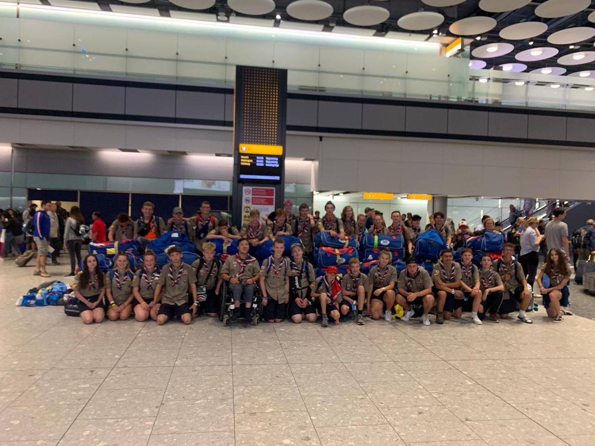 Day 21.
And we made it home! I like 90% of us slept for at least 90% of the flight, we were exhausted. We then got on a coach back to cobham to be reunited with our families! What have you been up too since the jamboree? #UK24WSJ