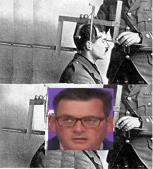 therobertlarge's tweet photo. what an enormous BOOFHEAD 
@DanielAndrewsMP 
#auspol 
#vicpol https://t.co/T9YQ16rXjN