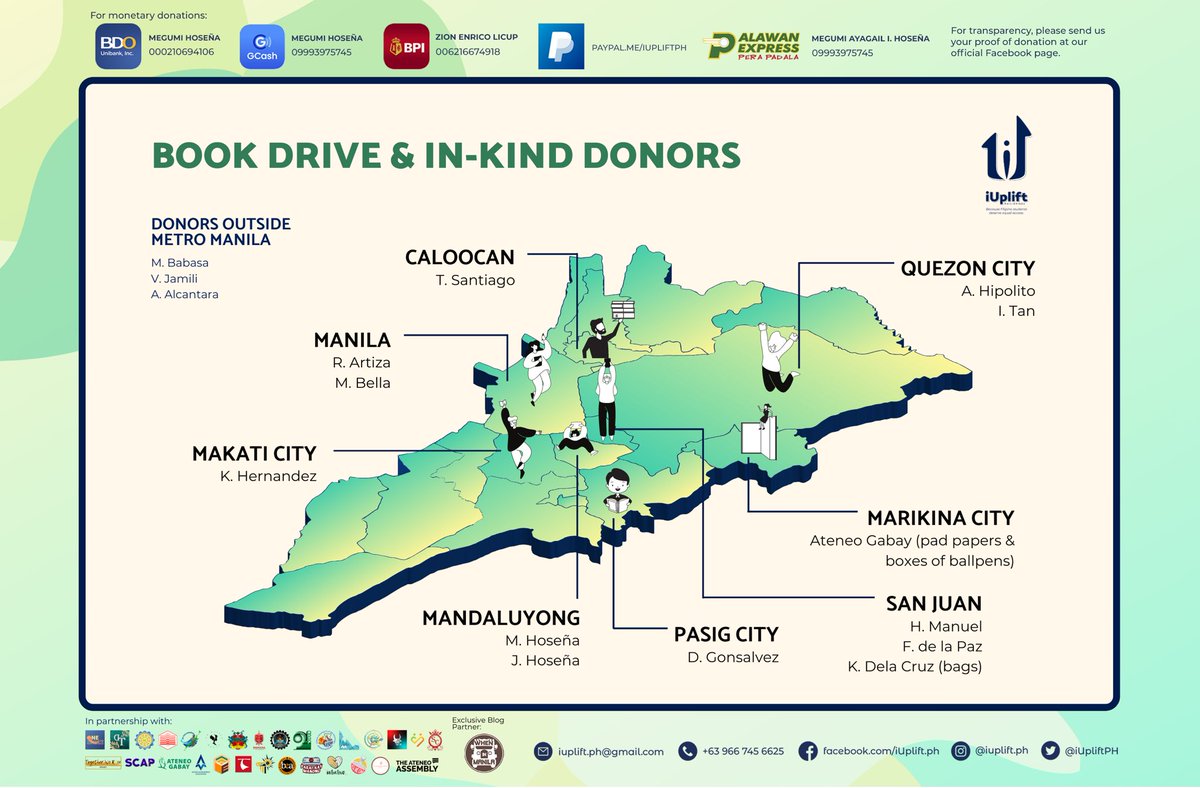 iUpliftPH's tweet photo. BOOKS & SUPPLIES DONATION DRIVE UPDATE
We, the iUplift Team, would like to extend our gratitude to our generous donors from within and outside Metro Manila. 💚
Thank you for supporting our #ProjectAmbagan!
Every ambag matters. 💚
#iUpliftPH
#NoStudentLeftBehind https://t.co/SHPIu0qXDD