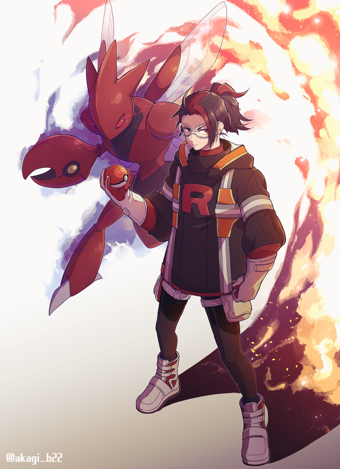 犬丸あかぎ ポケモンgo アルロ Goロケット団 公式イラストのかっこよさにグッときました 天才なのに 高慢ちきで子供っぽくて 無理して敬語使ってるような感じなのがすごく良い Pixivはこちら T Co Wb8gs8do T Co