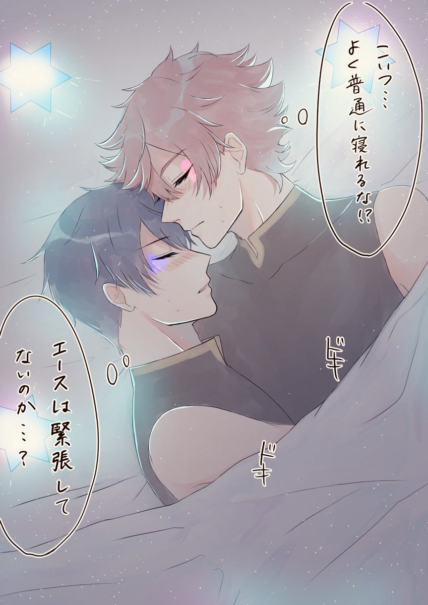 おやすみ星エスデュ⭐♥️♠️
#twst_BL 