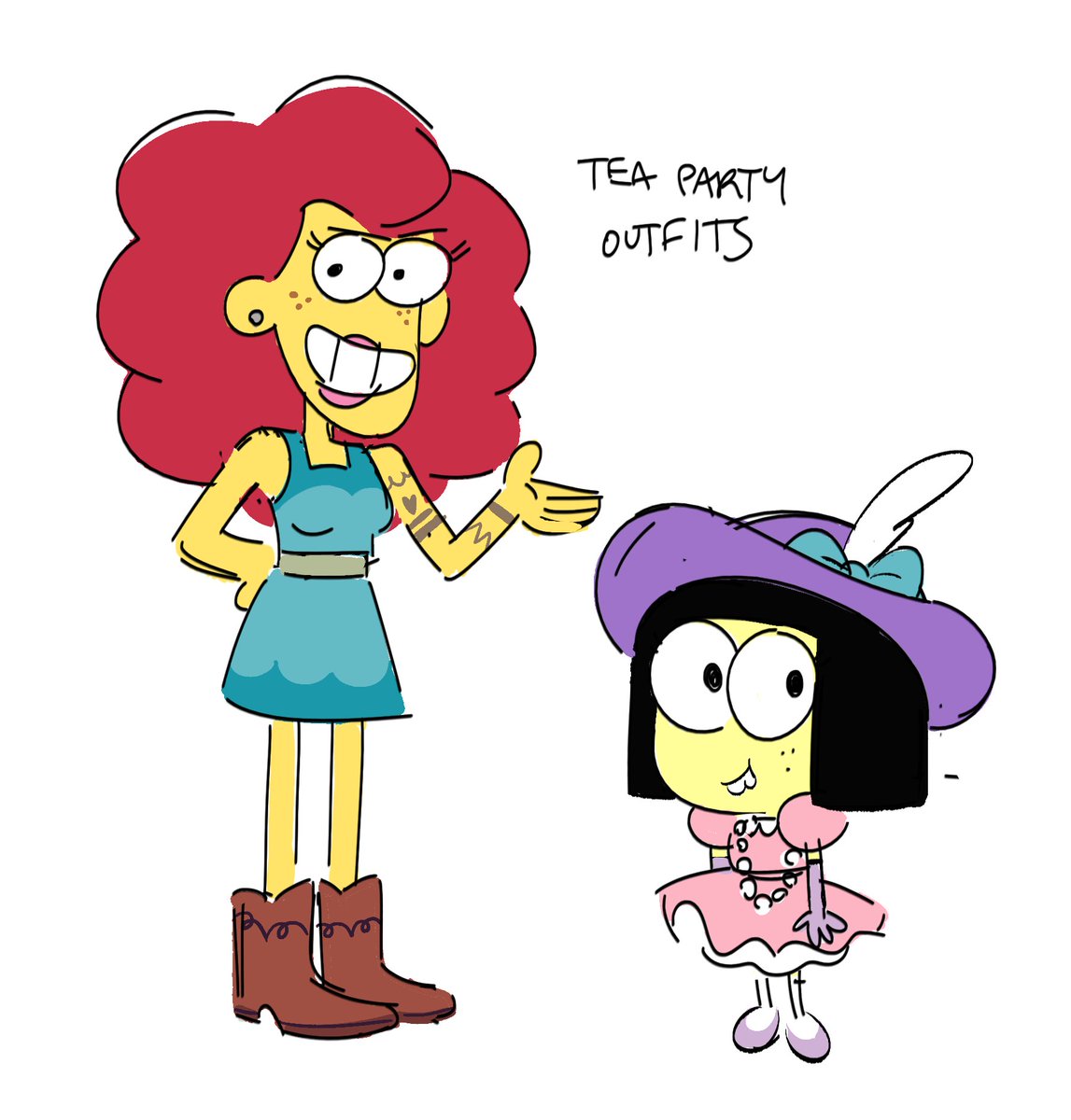 Some extra previs sketches. Does anybody recognize which American Girls inspired the dolls? I was in...so deep 