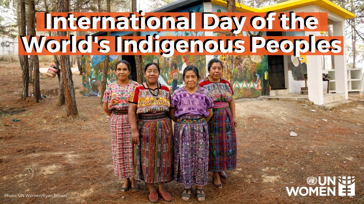 unwomennordic's tweet photo. They persist in the face of discrimination. They fight injustice. They speak up for their communities. On #IndigenousDay, let’s honour indigenous women who show us the way to a better future with their voice, agency &amp; activism. #WeAreIndigenous via @UN_Women https://t.co/qqewQKOMSs