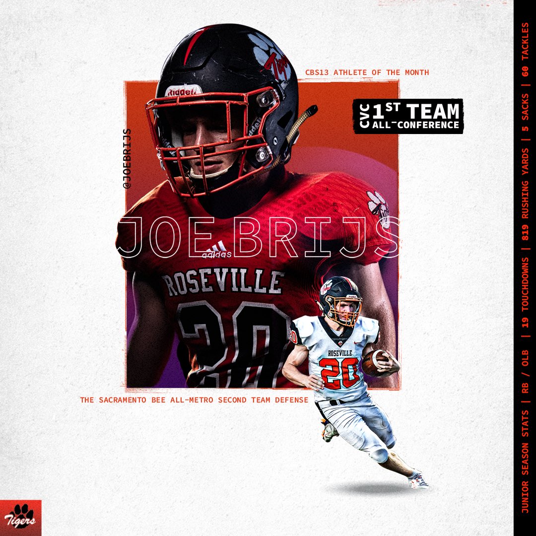 I’m ready for some Friday night lights, praying the class of 2021 can get on the field this season. #gojoe #tigerproud #rosevilleFB