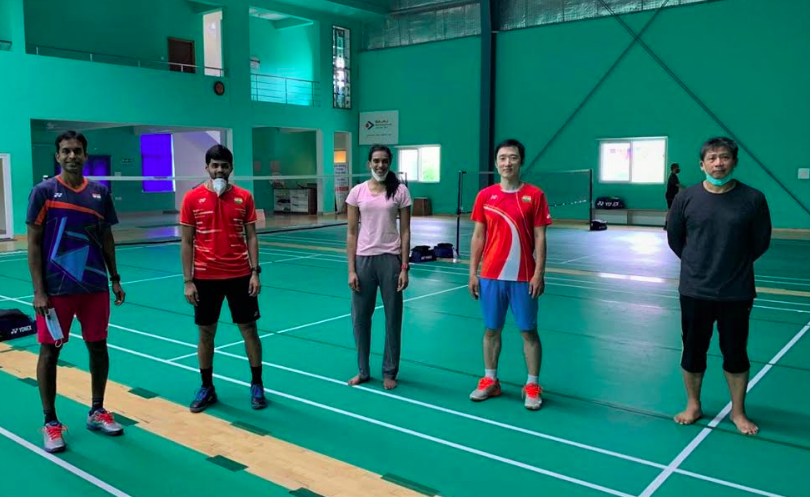 TFGbadminton's tweet photo. After a long break, the National Badminton Camp has finally begun!

READ: https://t.co/8CzQMfFrlg

#IndianBadminton #PVSindhu #Shuttlers https://t.co/609X0ur8KE