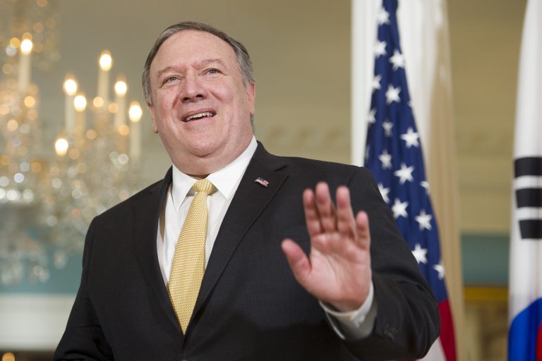 Since there will be no House, no Speaker, and no Nancy Pelosi, the Secretary of State becomes Vice President.MIKE POMPEO.Only one of the most loyal Trump cabinet members.